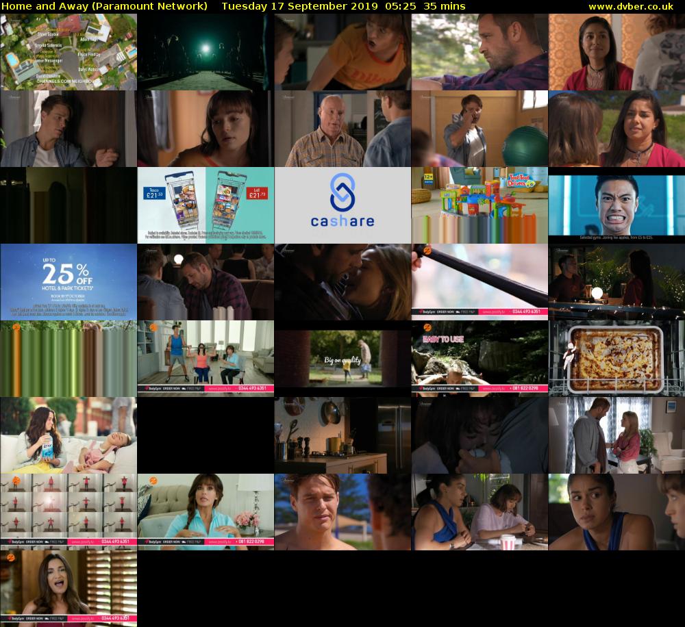 Home and Away (Paramount Network) Tuesday 17 September 2019 05:25 - 06:00