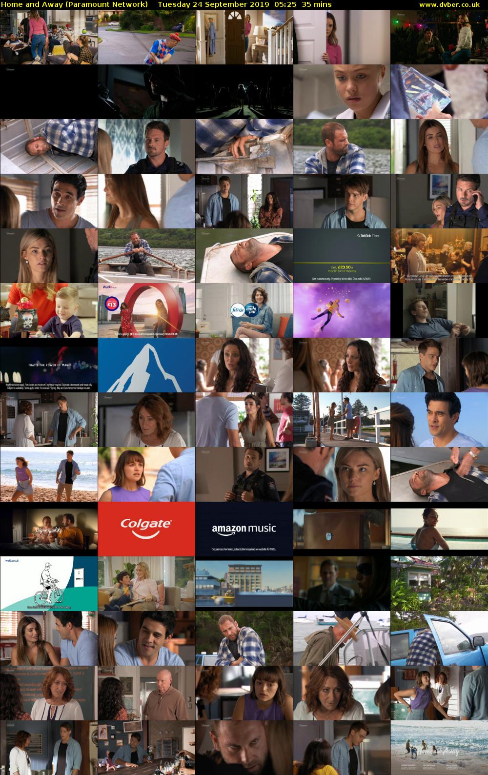 Home and Away (Paramount Network) Tuesday 24 September 2019 05:25 - 06:00
