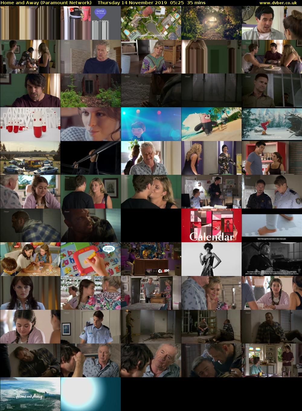 Home and Away (Paramount Network) Thursday 14 November 2019 05:25 - 06:00
