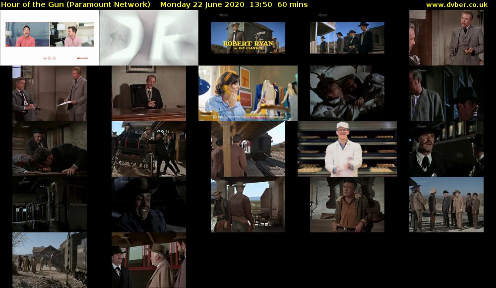 Hour of the Gun (Paramount Network) Monday 22 June 2020 13:50 - 14:50