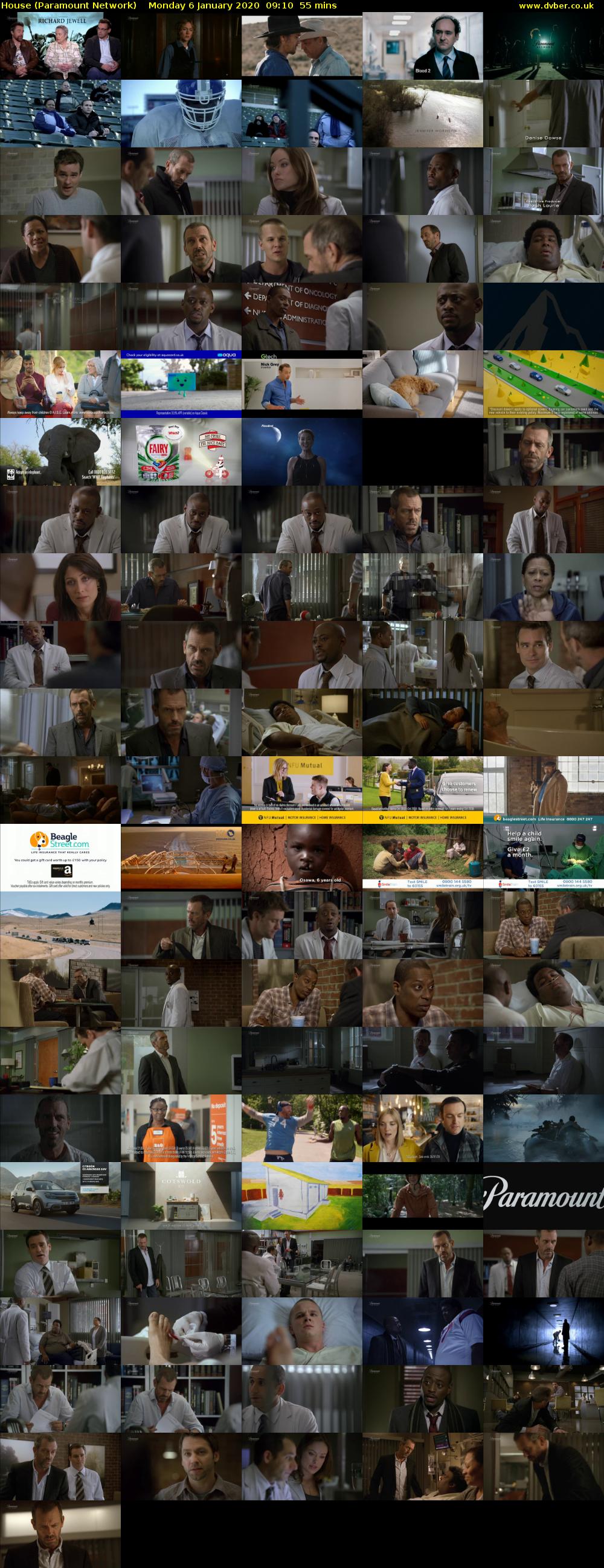 House (Paramount Network) Monday 6 January 2020 09:10 - 10:05