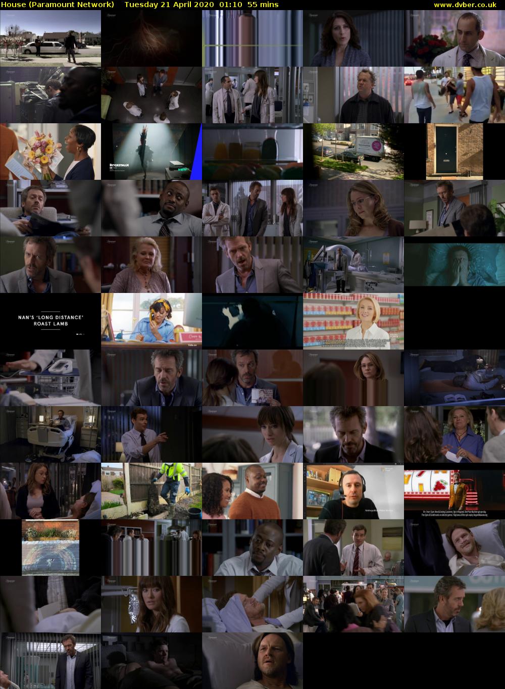 House (Paramount Network) Tuesday 21 April 2020 01:10 - 02:05