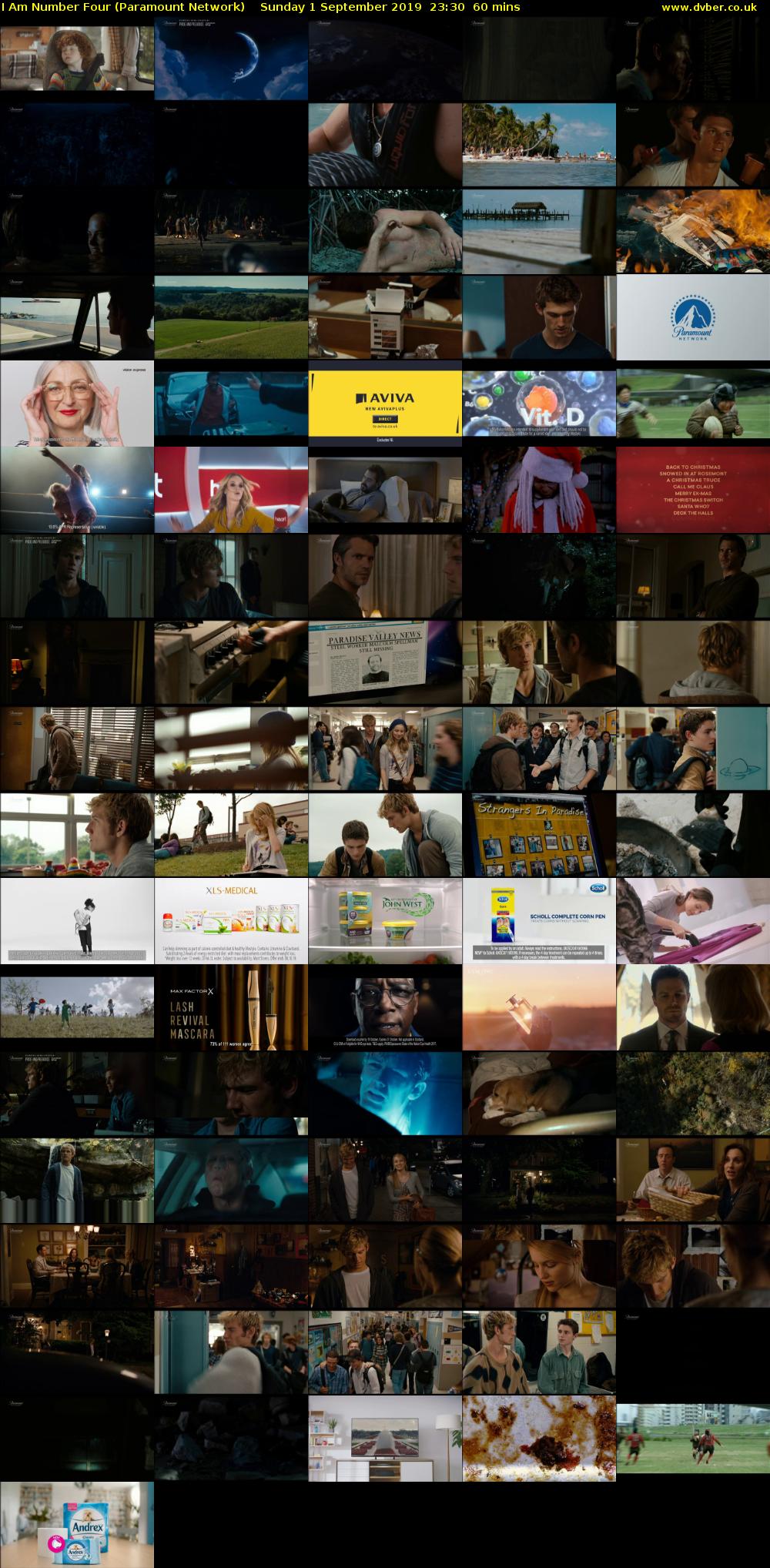 I Am Number Four (Paramount Network) Sunday 1 September 2019 23:30 - 00:30