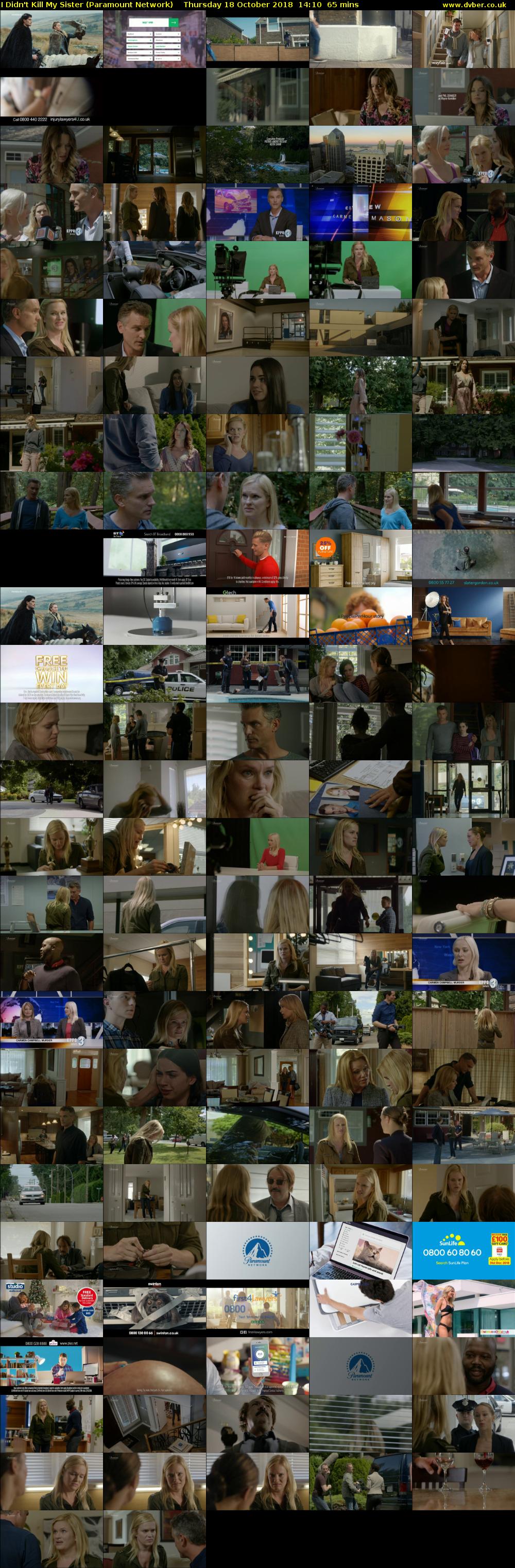 I Didn't Kill My Sister (Paramount Network) Thursday 18 October 2018 14:10 - 15:15