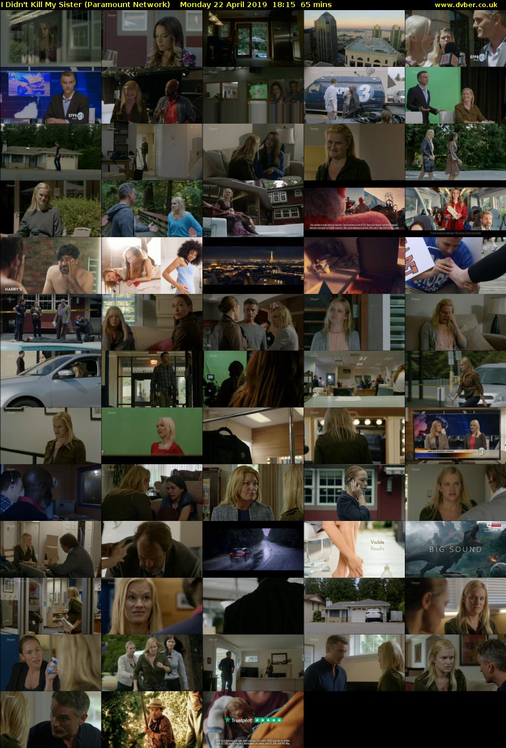 I Didn't Kill My Sister (Paramount Network) Monday 22 April 2019 18:15 - 19:20