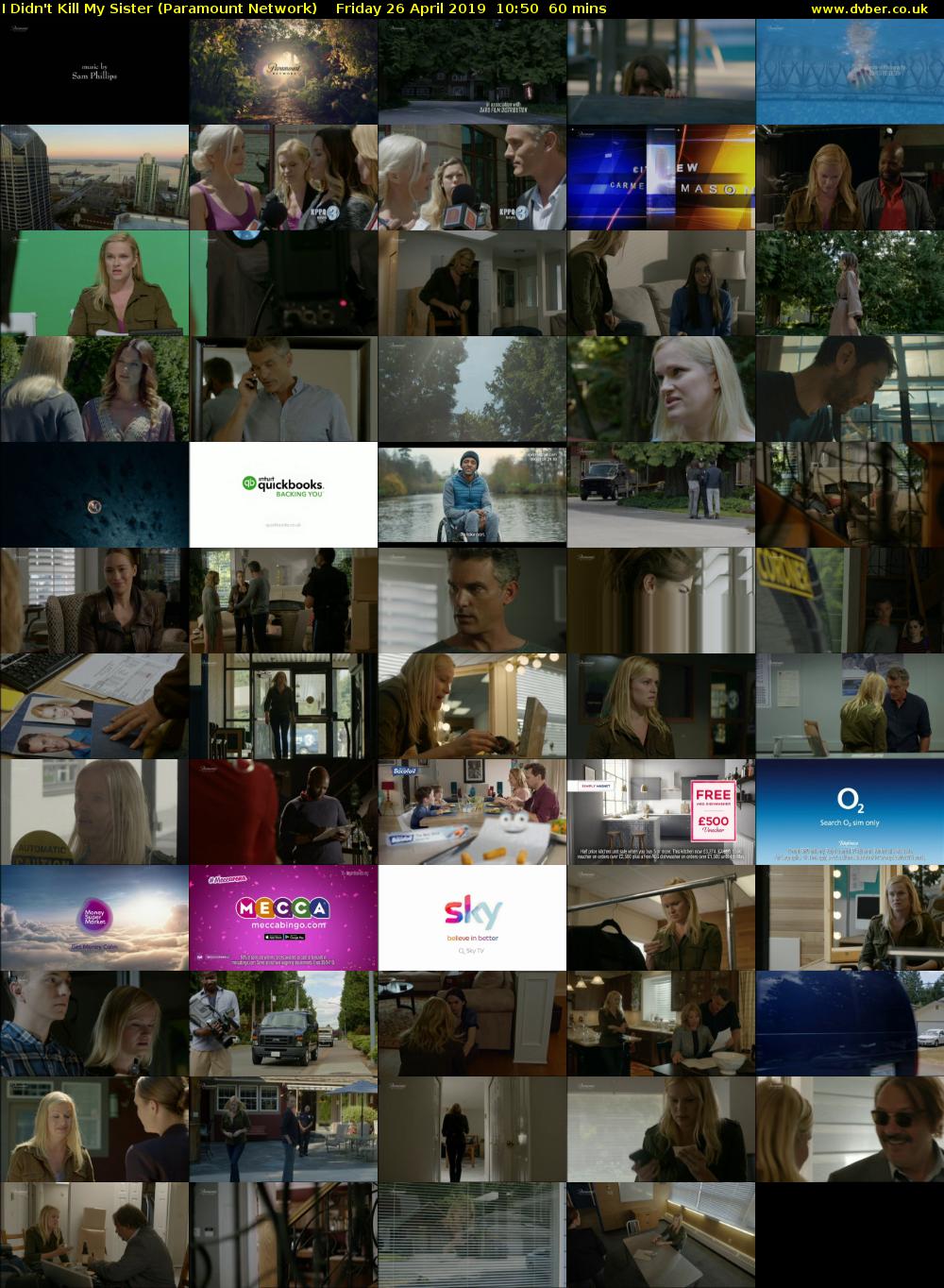 I Didn't Kill My Sister (Paramount Network) Friday 26 April 2019 10:50 - 11:50