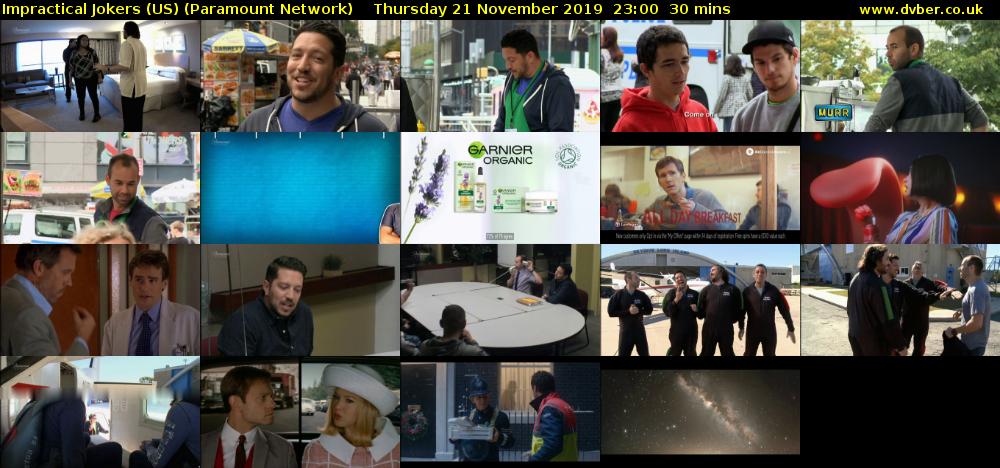 Impractical Jokers (US) (Paramount Network) Thursday 21 November 2019 23:00 - 23:30