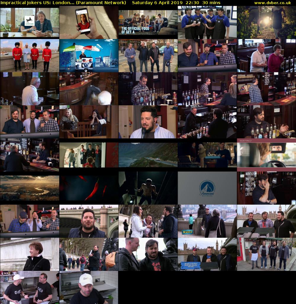 Impractical Jokers US: London... (Paramount Network) Saturday 6 April 2019 22:30 - 23:00
