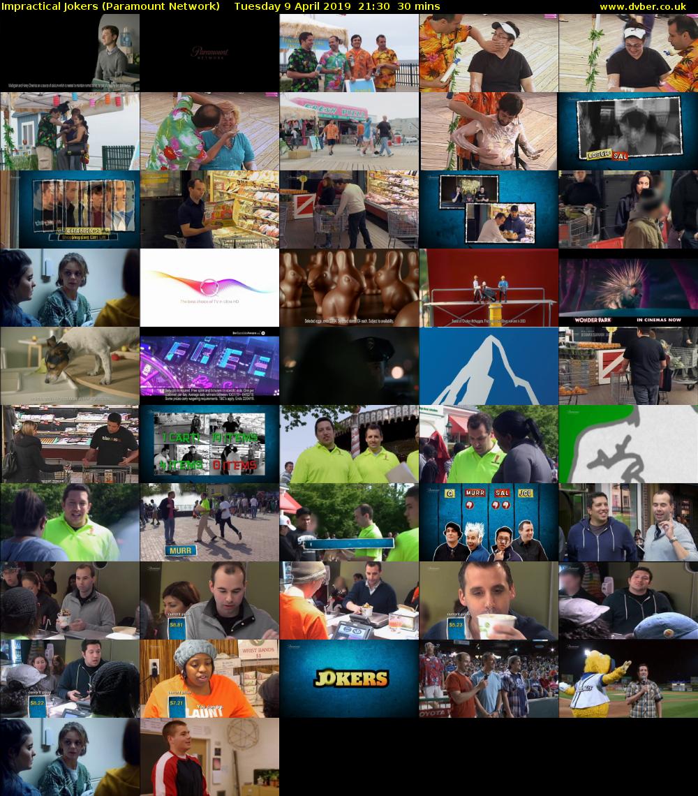 Impractical Jokers (Paramount Network) Tuesday 9 April 2019 21:30 - 22:00