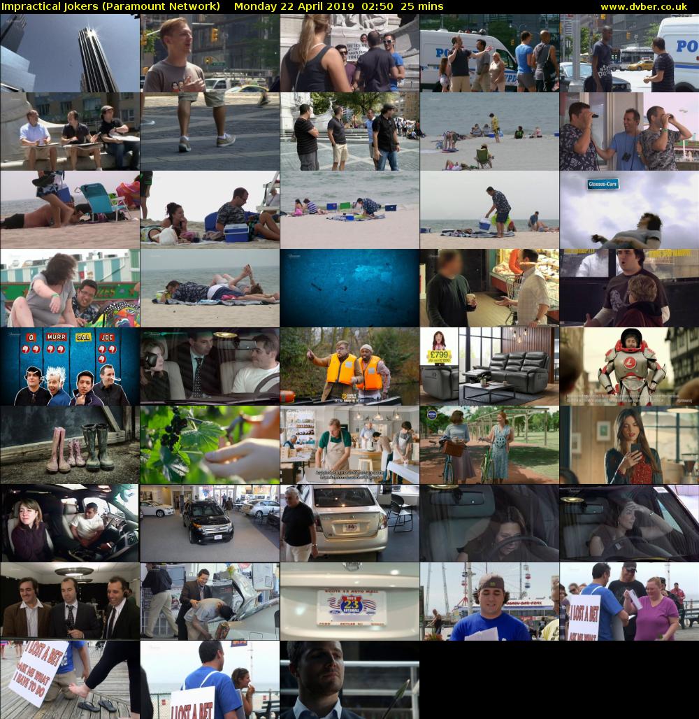 Impractical Jokers (Paramount Network) Monday 22 April 2019 02:50 - 03:15