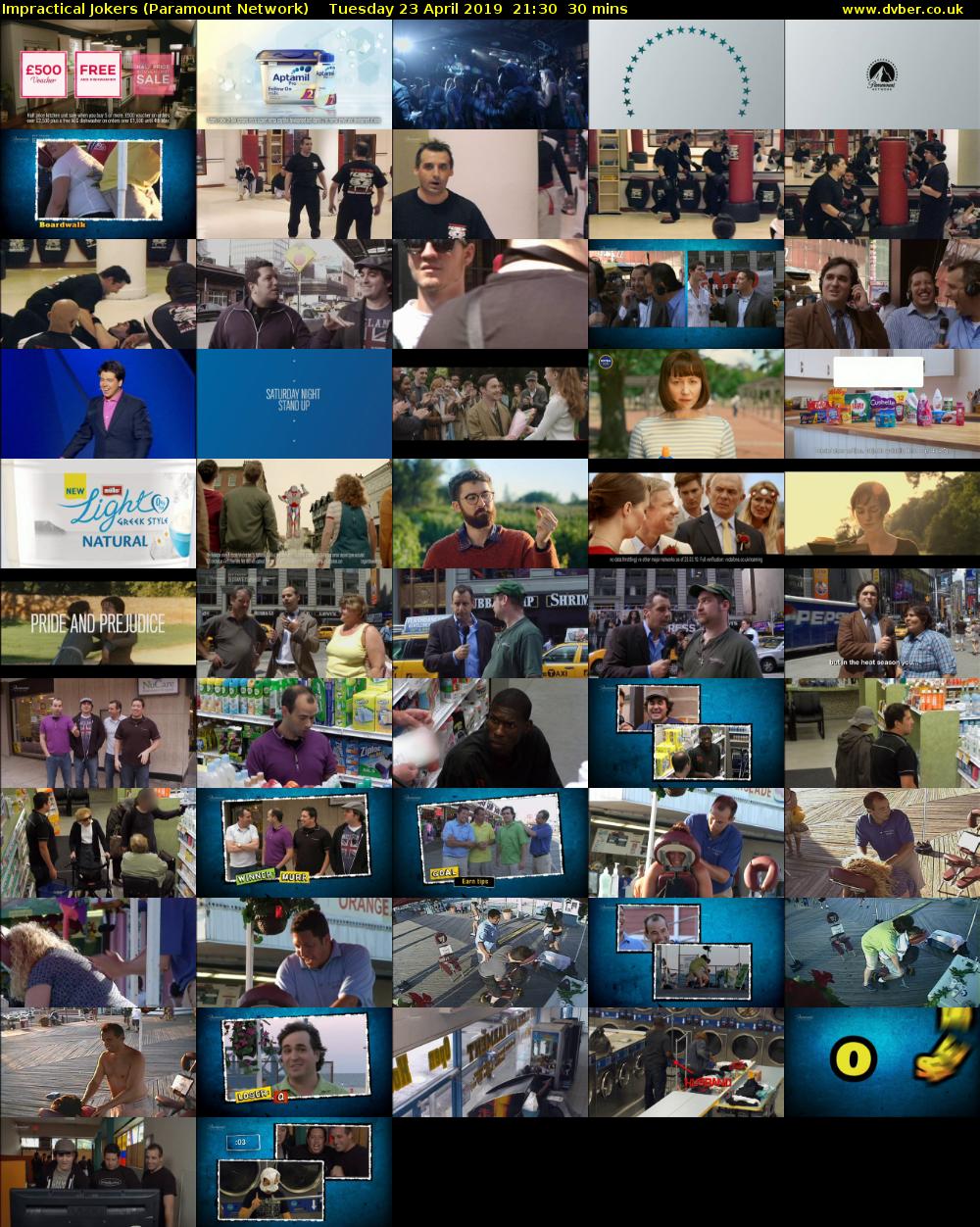 Impractical Jokers (Paramount Network) Tuesday 23 April 2019 21:30 - 22:00
