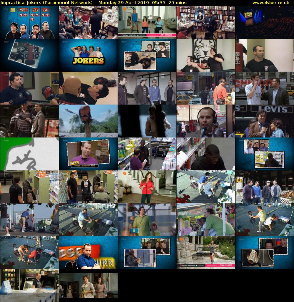 Impractical Jokers (Paramount Network) Monday 29 April 2019 05:35 - 06:00