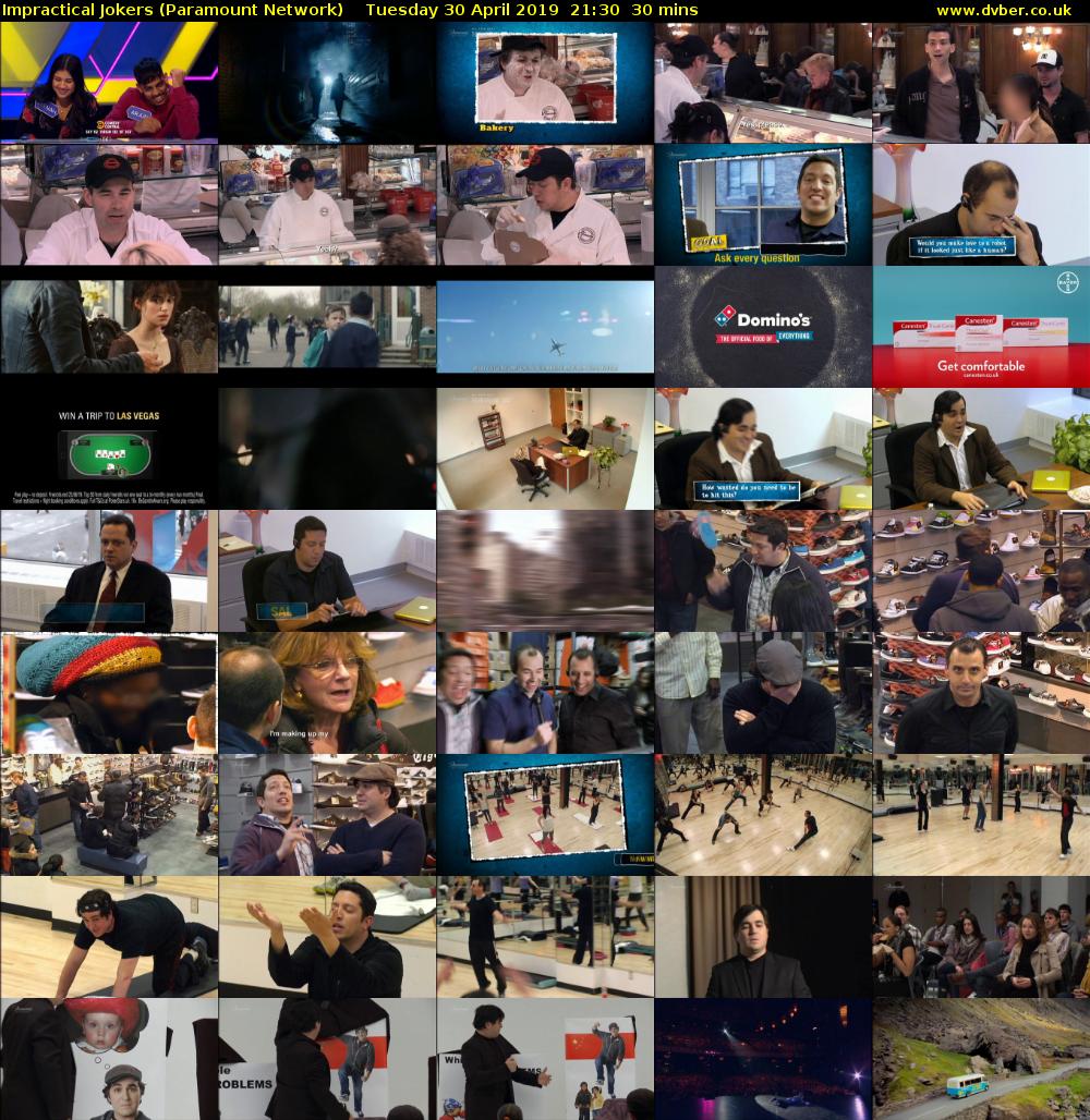 Impractical Jokers (Paramount Network) Tuesday 30 April 2019 21:30 - 22:00