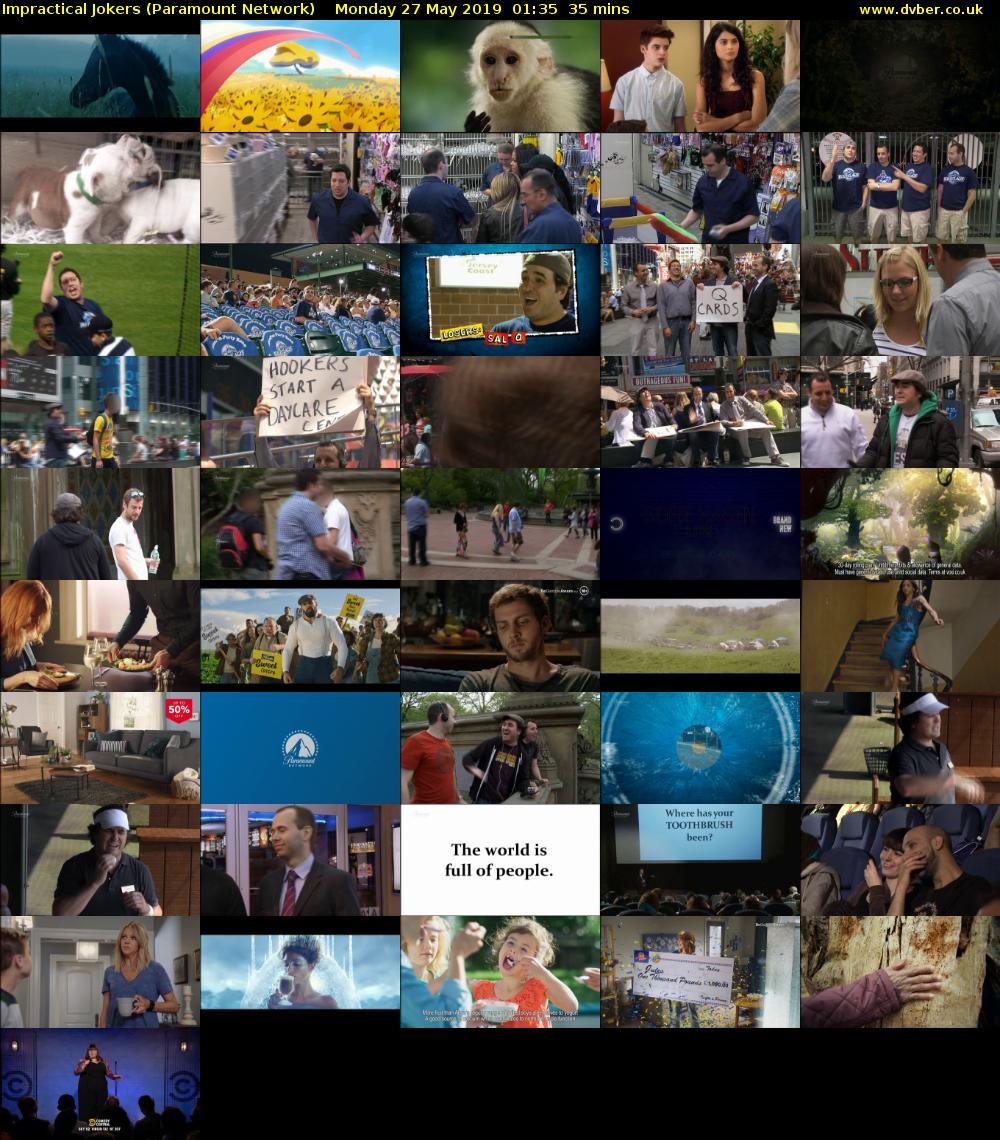 Impractical Jokers (Paramount Network) Monday 27 May 2019 01:35 - 02:10