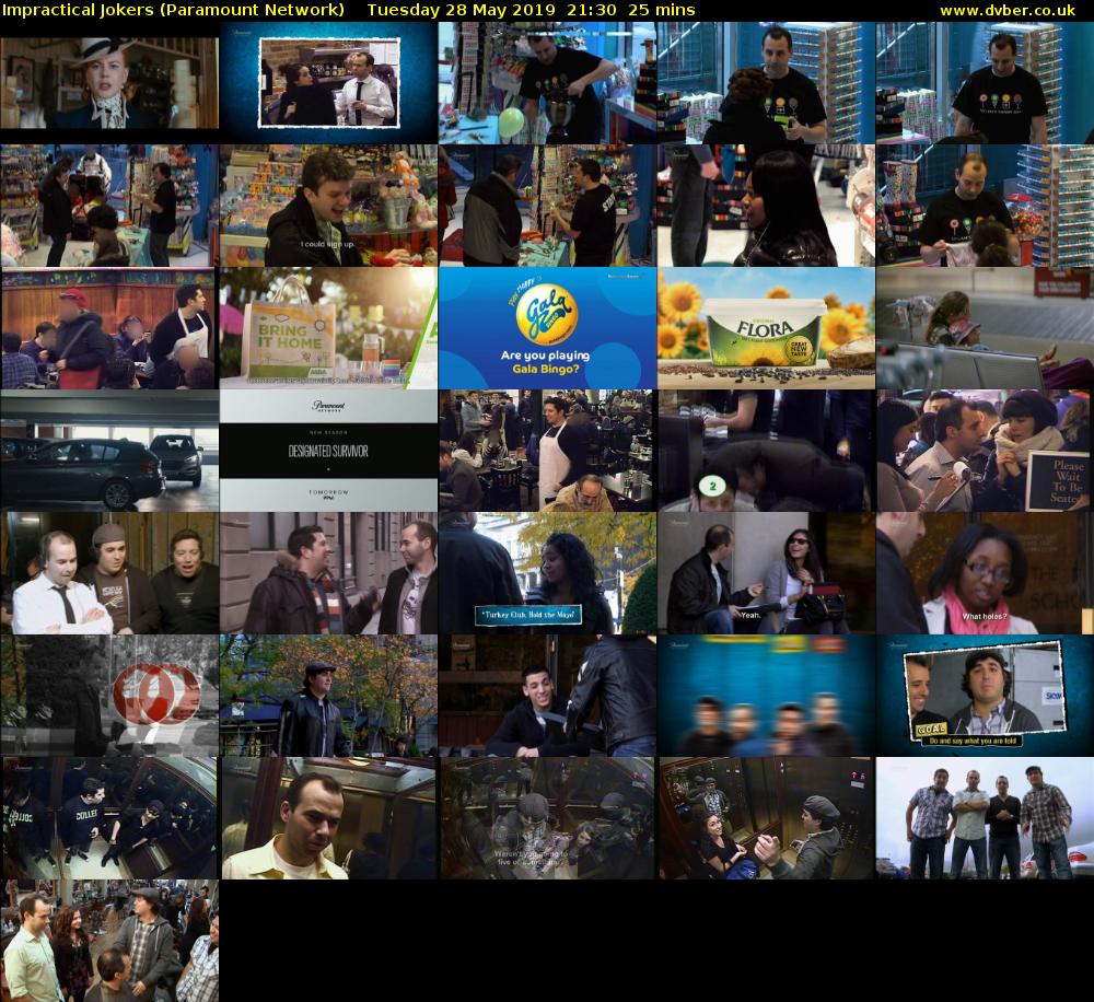 Impractical Jokers (Paramount Network) Tuesday 28 May 2019 21:30 - 21:55