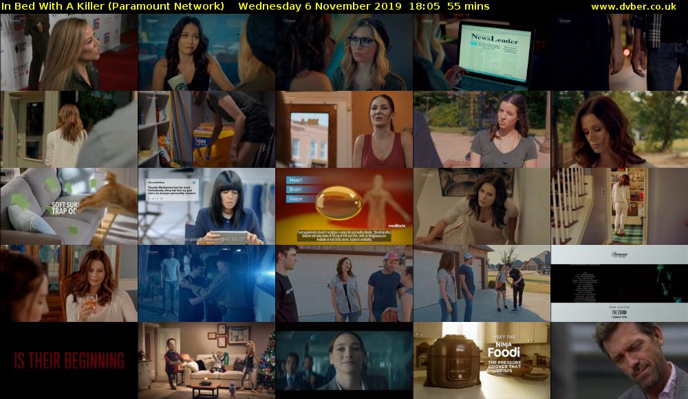 In Bed With A Killer (Paramount Network) Wednesday 6 November 2019 18:05 - 19:00