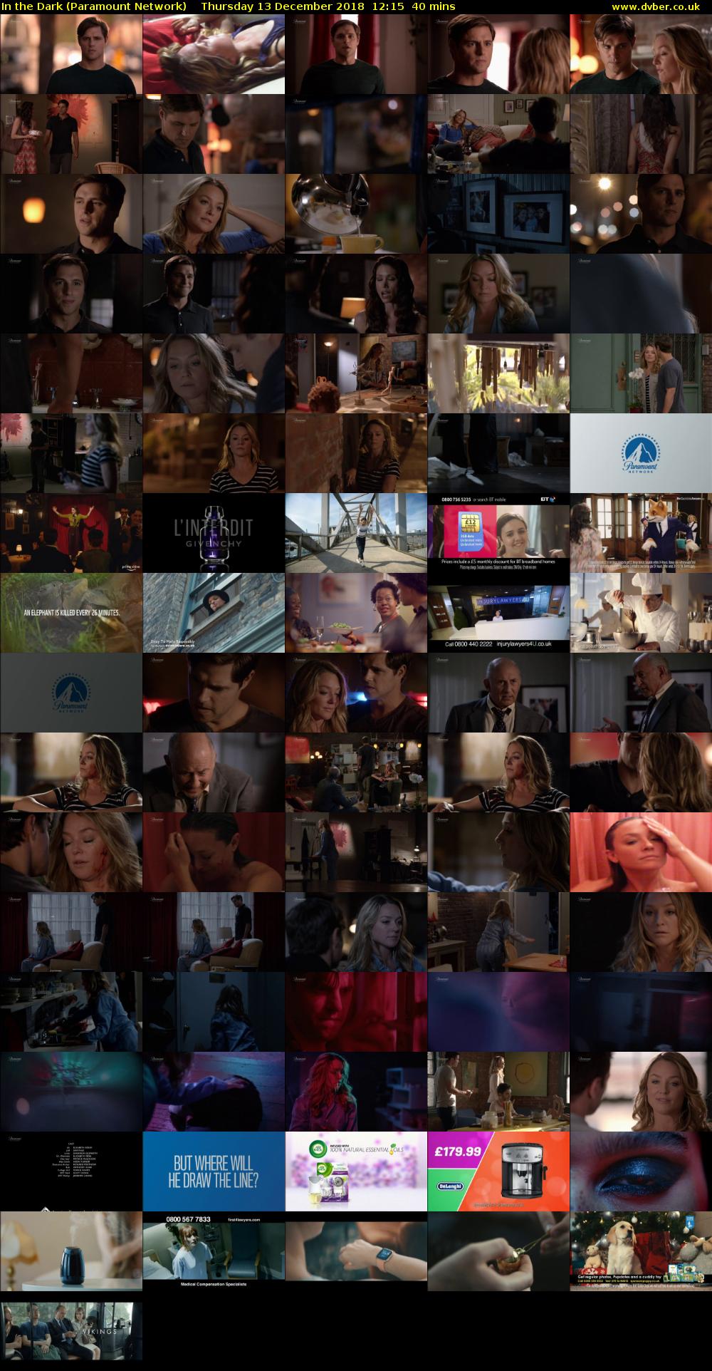 In the Dark (Paramount Network) Thursday 13 December 2018 12:15 - 12:55