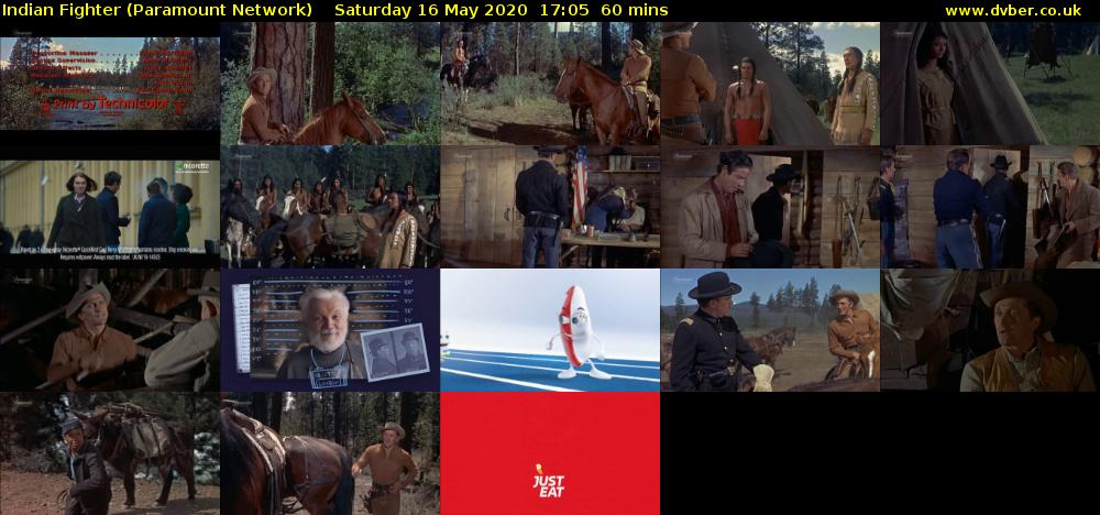 Indian Fighter (Paramount Network) Saturday 16 May 2020 17:05 - 18:05