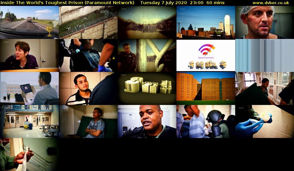 Inside The World's Toughest Prison (Paramount Network) Tuesday 7 July 2020 23:00 - 00:00