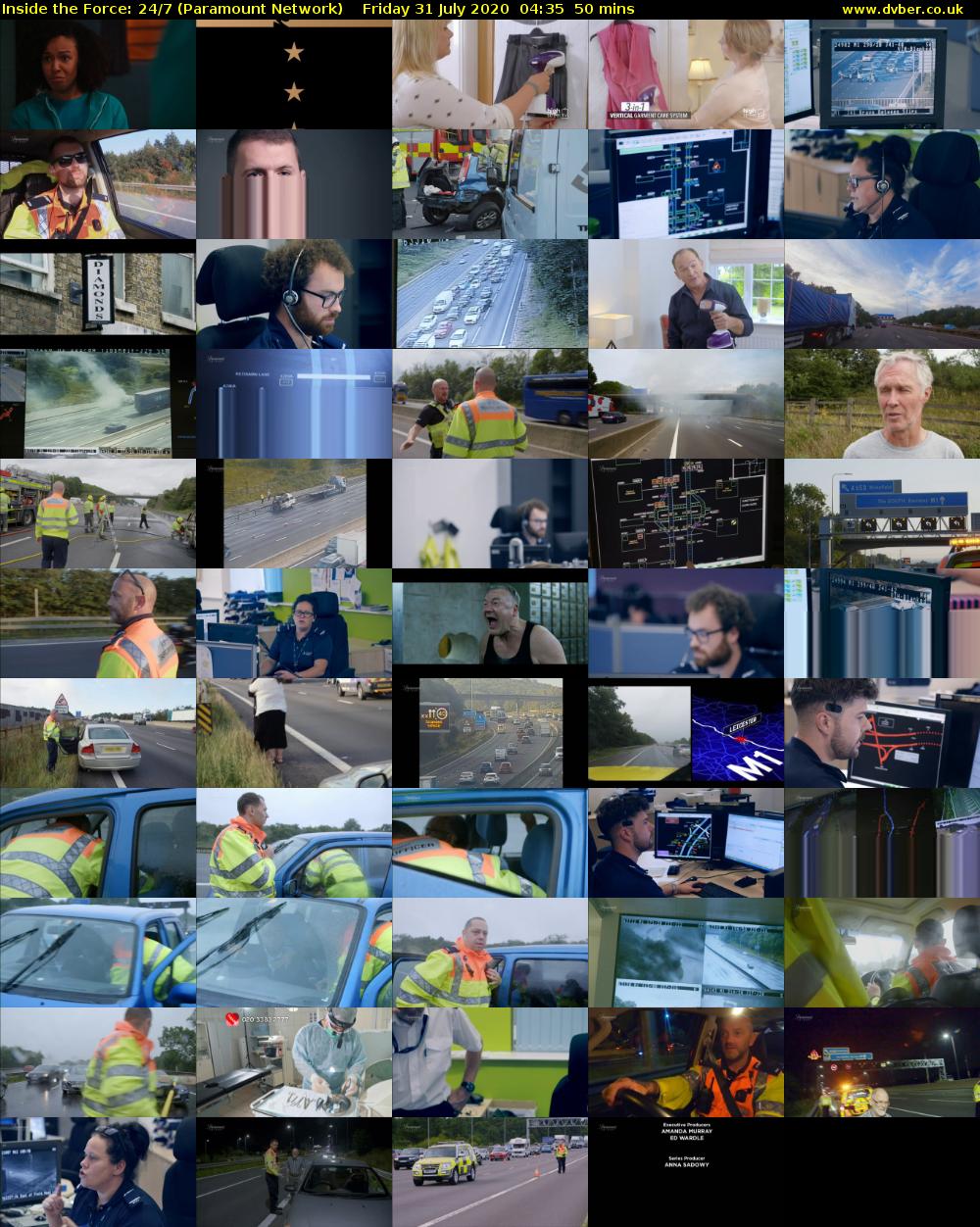 Inside the Force: 24/7 (Paramount Network) Friday 31 July 2020 04:35 - 05:25