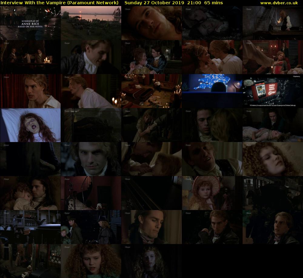 Interview With the Vampire (Paramount Network) Sunday 27 October 2019 21:00 - 22:05
