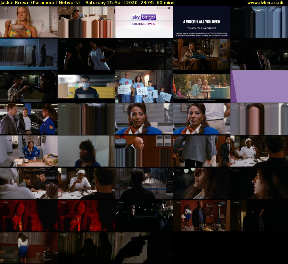 Jackie Brown (Paramount Network) Saturday 25 April 2020 23:05 - 00:05