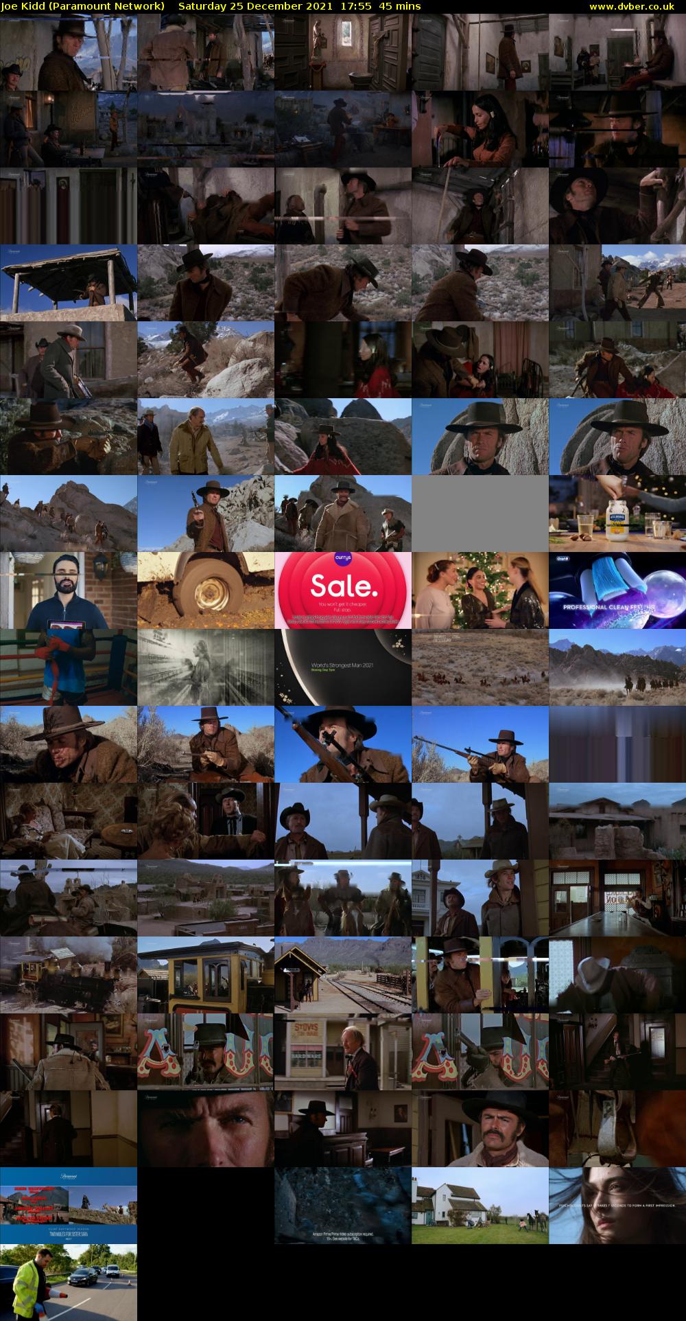 Joe Kidd (Paramount Network) Saturday 25 December 2021 17:55 - 18:40