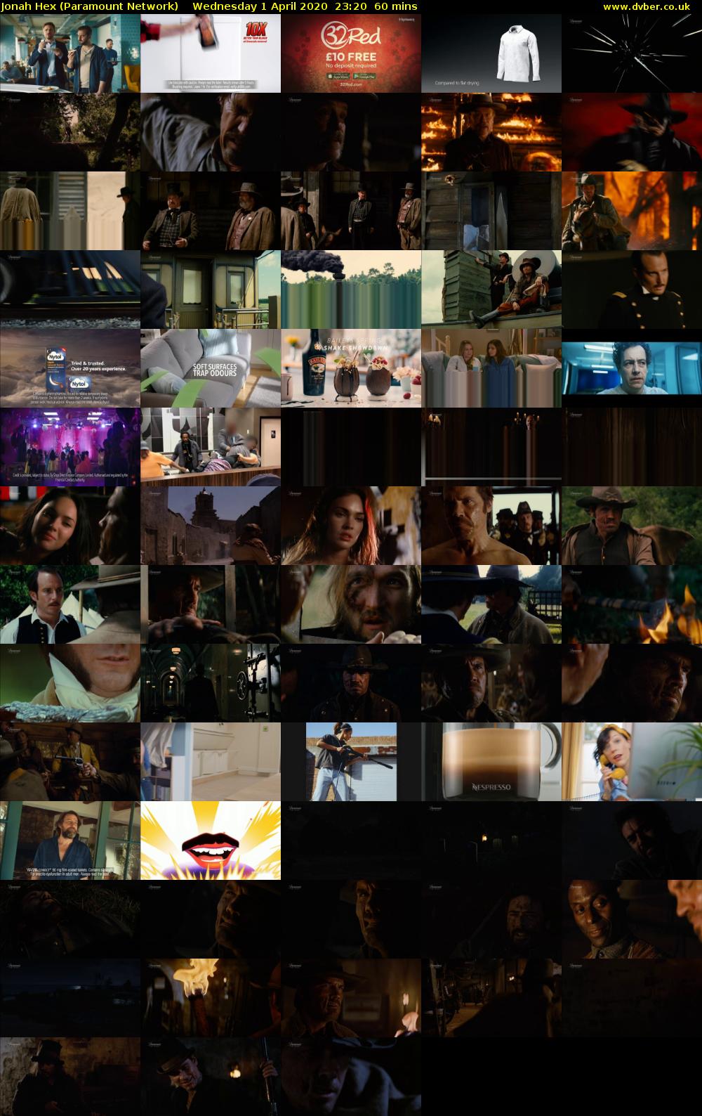 Jonah Hex (Paramount Network) Wednesday 1 April 2020 23:20 - 00:20