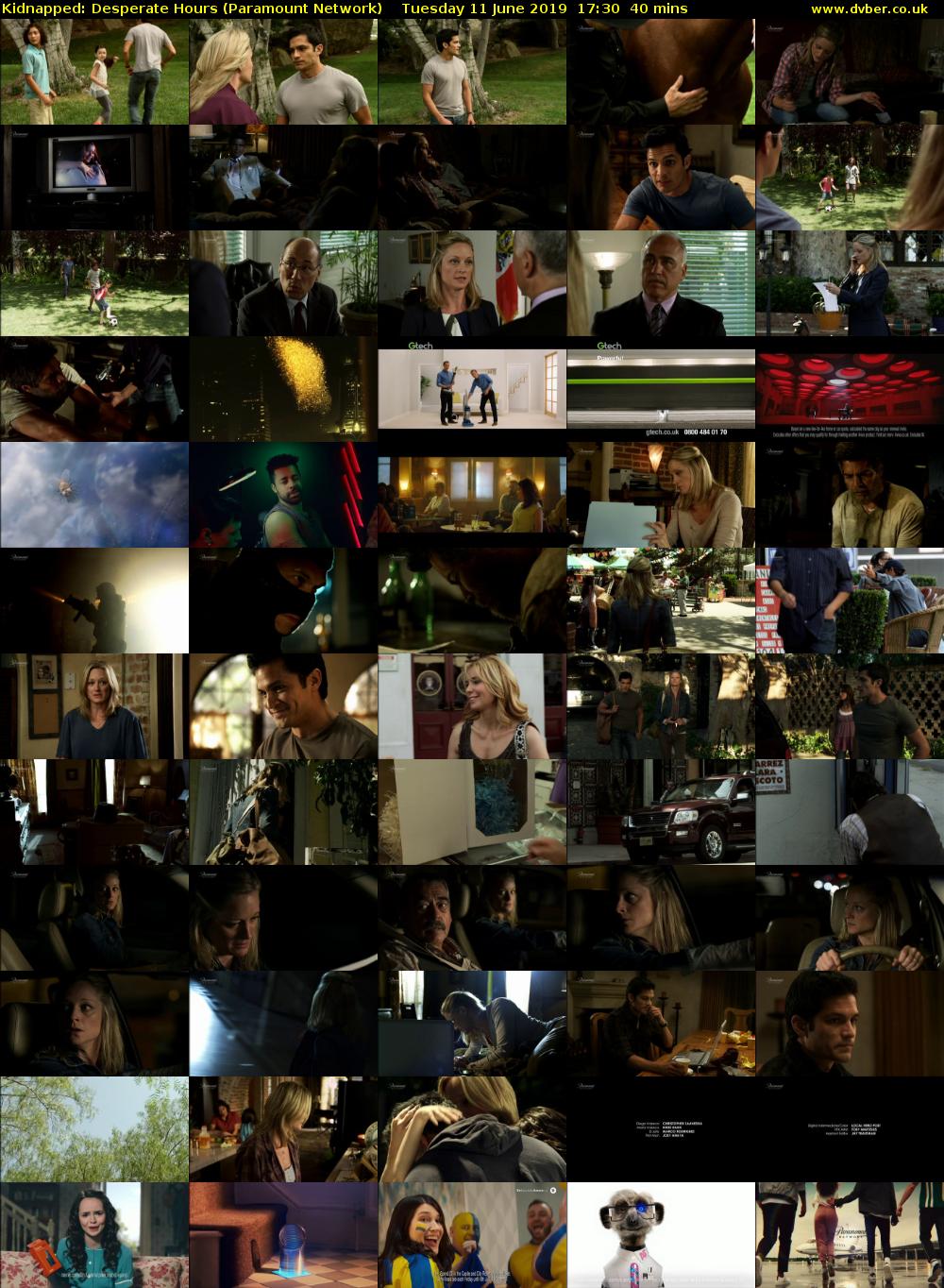 Kidnapped: Desperate Hours (Paramount Network) Tuesday 11 June 2019 17:30 - 18:10