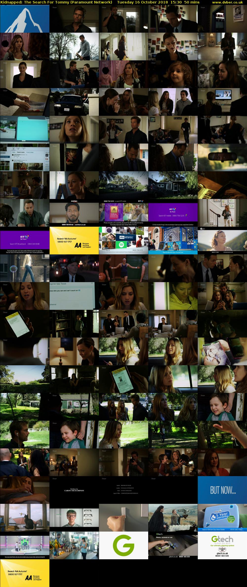 Kidnapped: The Search For Tommy (Paramount Network) Tuesday 16 October 2018 15:30 - 16:20