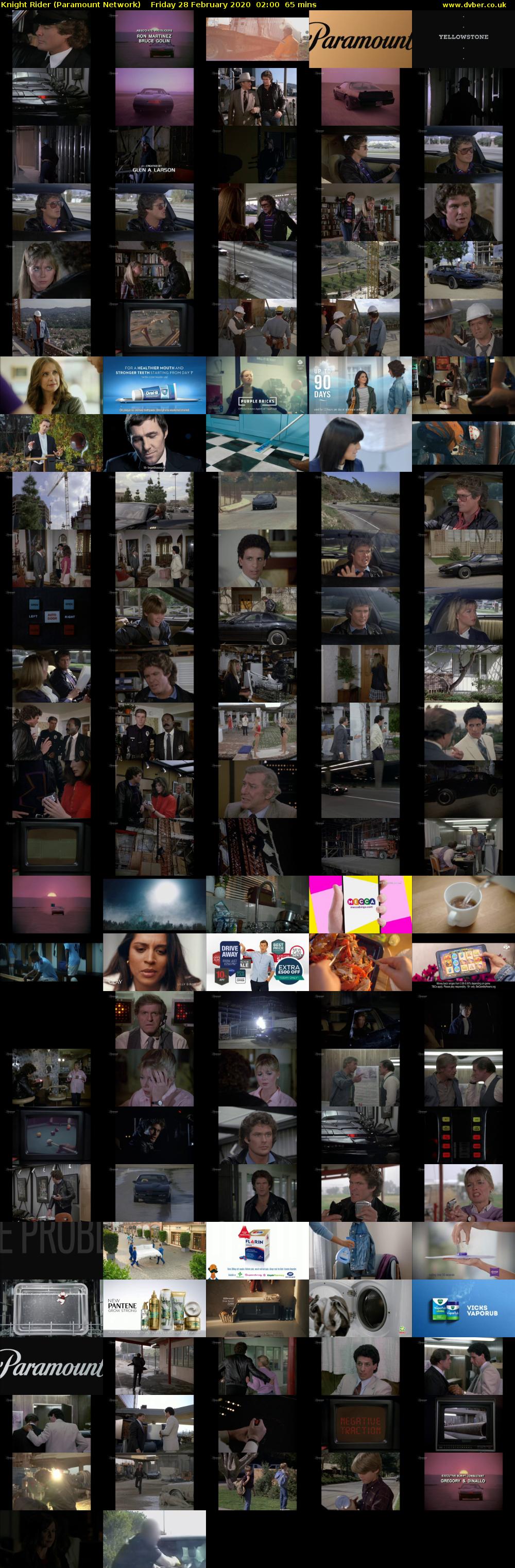 Knight Rider (Paramount Network) Friday 28 February 2020 02:00 - 03:05