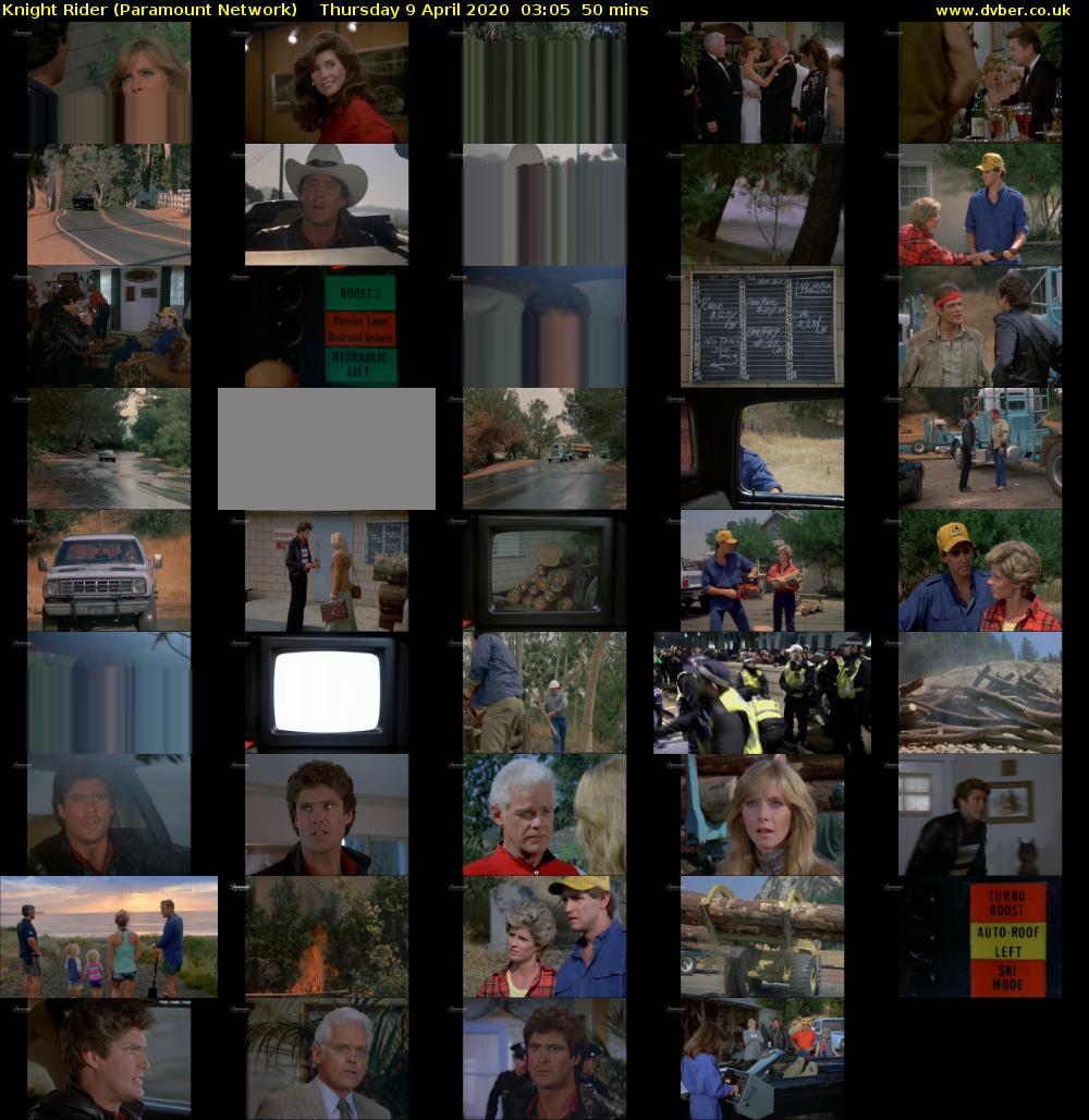 Knight Rider (Paramount Network) Thursday 9 April 2020 03:05 - 03:55