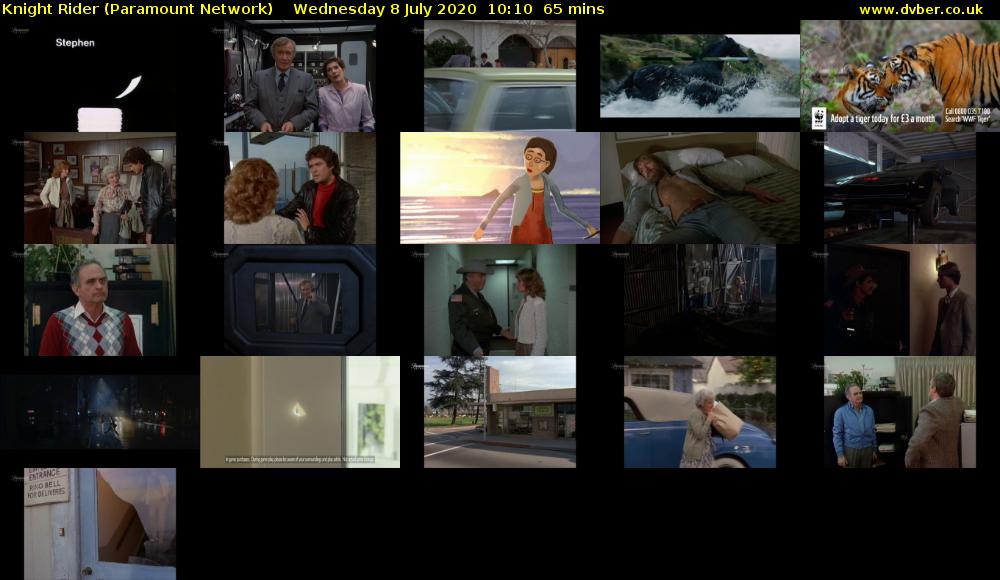 Knight Rider (Paramount Network) Wednesday 8 July 2020 10:10 - 11:15