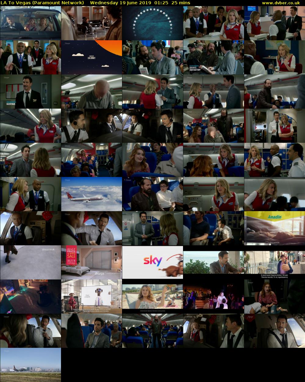 LA To Vegas (Paramount Network) Wednesday 19 June 2019 01:25 - 01:50