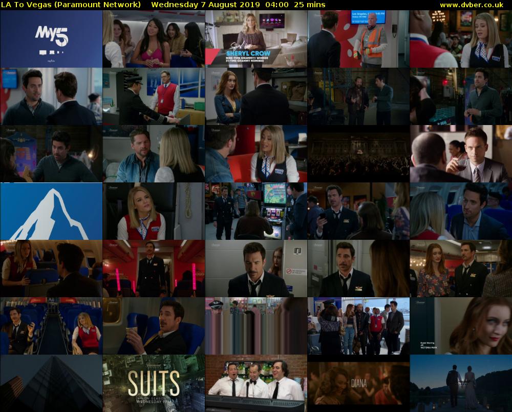 LA To Vegas (Paramount Network) Wednesday 7 August 2019 04:00 - 04:25