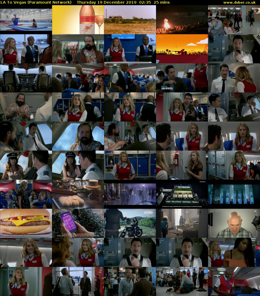LA To Vegas (Paramount Network) Thursday 19 December 2019 02:35 - 03:00