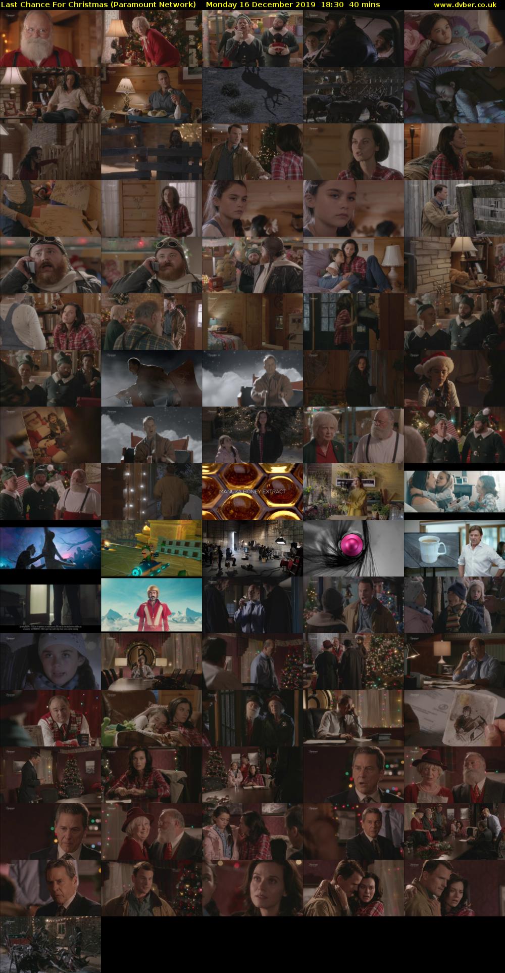 Last Chance For Christmas (Paramount Network) Monday 16 December 2019 18:30 - 19:10