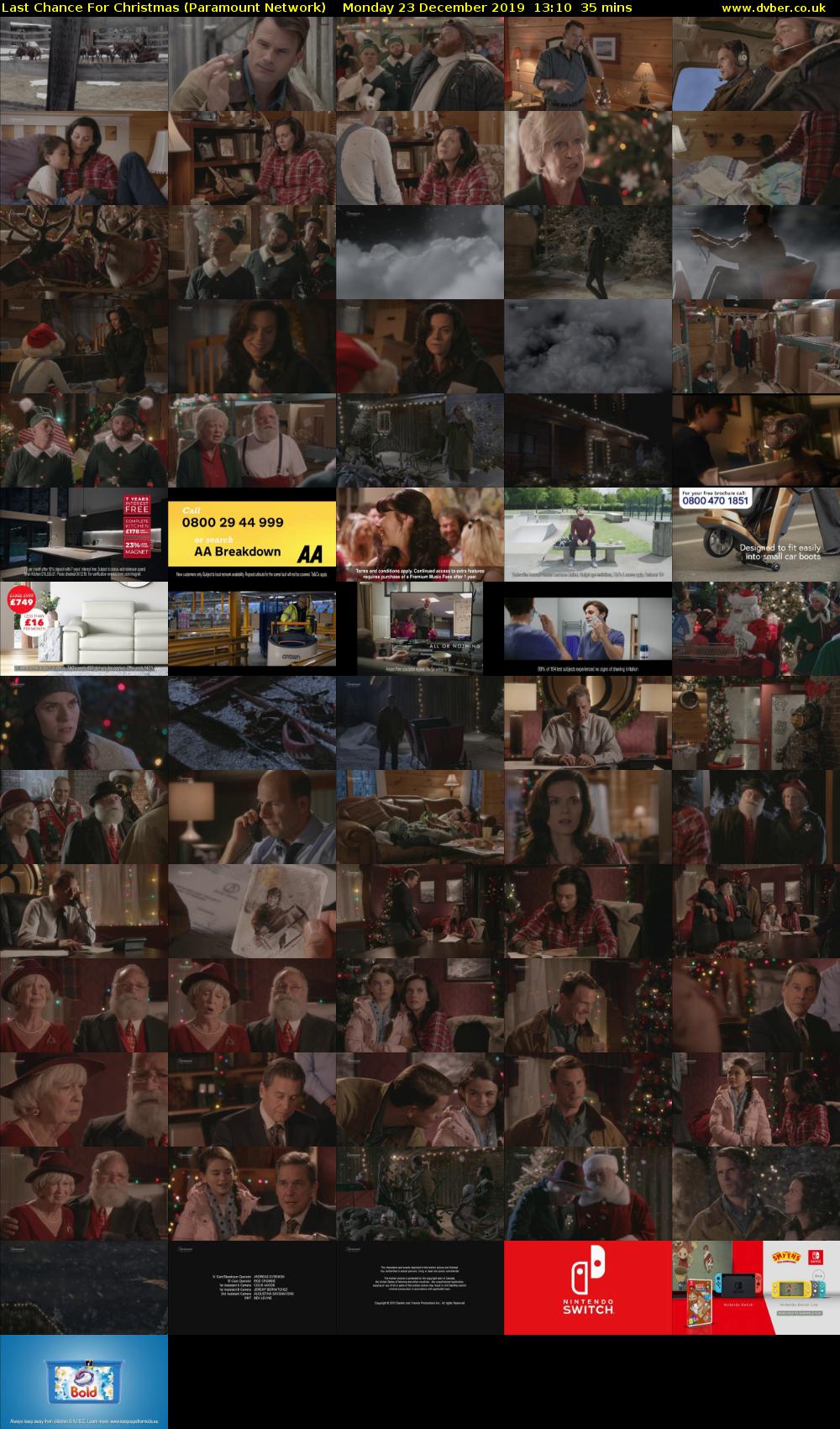 Last Chance For Christmas (Paramount Network) Monday 23 December 2019 13:10 - 13:45