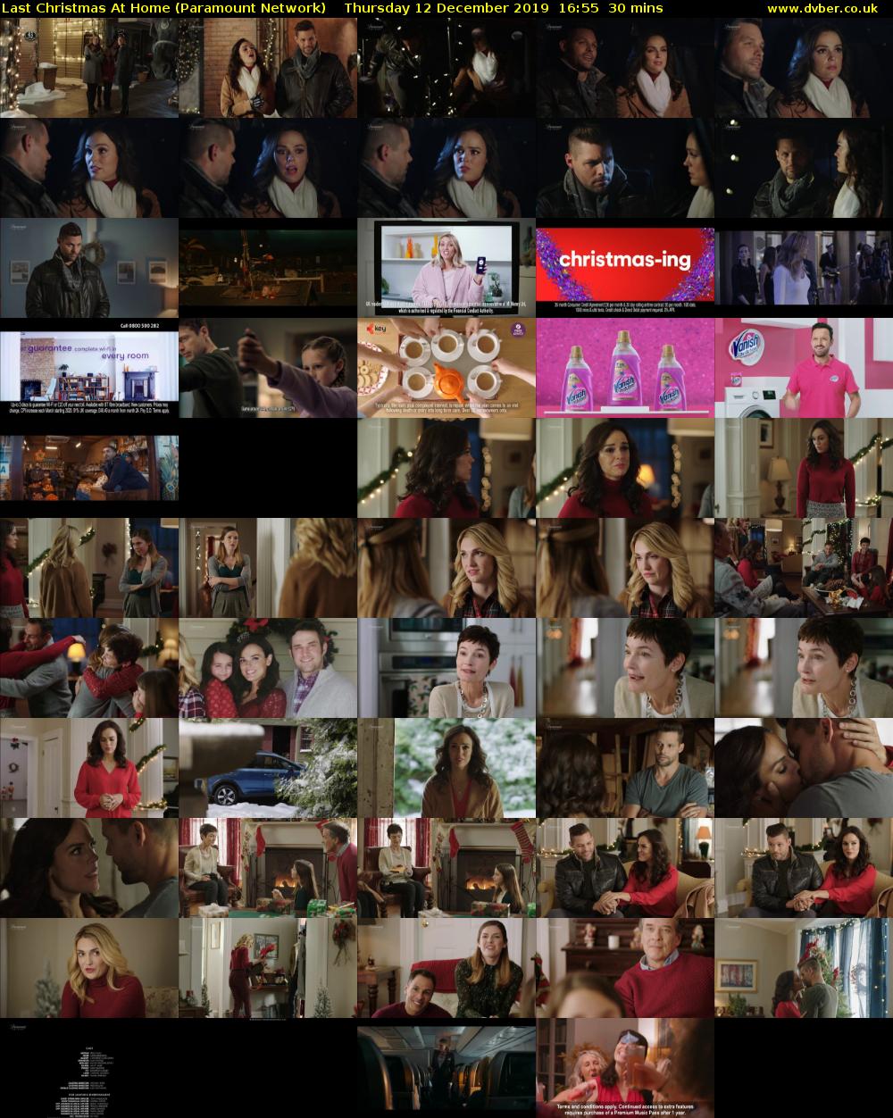 Last Christmas At Home (Paramount Network) Thursday 12 December 2019 16:55 - 17:25