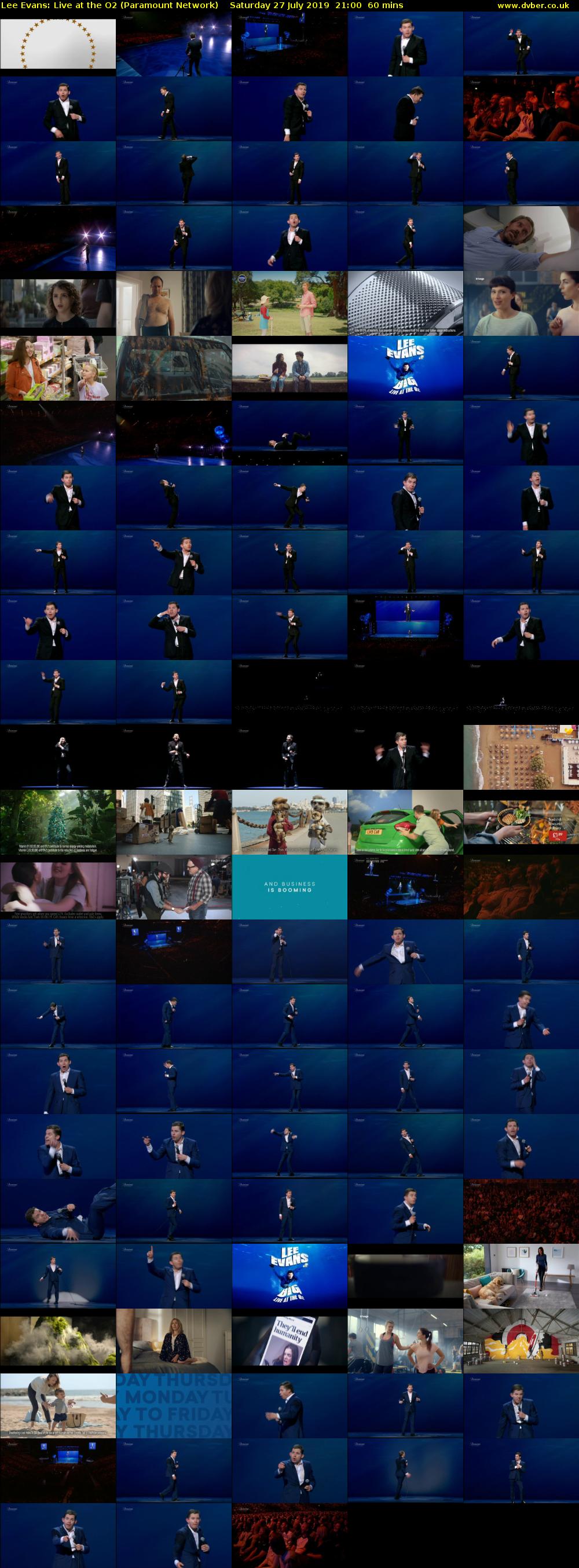 Lee Evans: Live at the O2 (Paramount Network) Saturday 27 July 2019 21:00 - 22:00