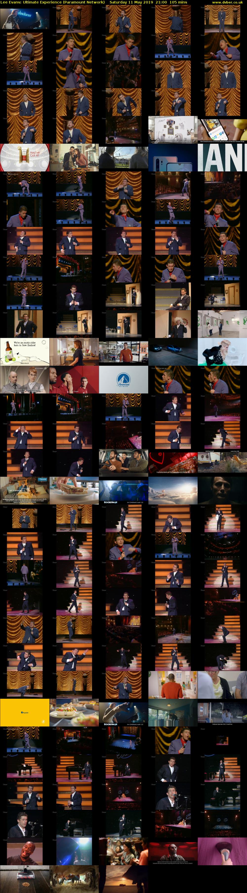 Lee Evans: Ultimate Experience (Paramount Network) Saturday 11 May 2019 21:00 - 22:45
