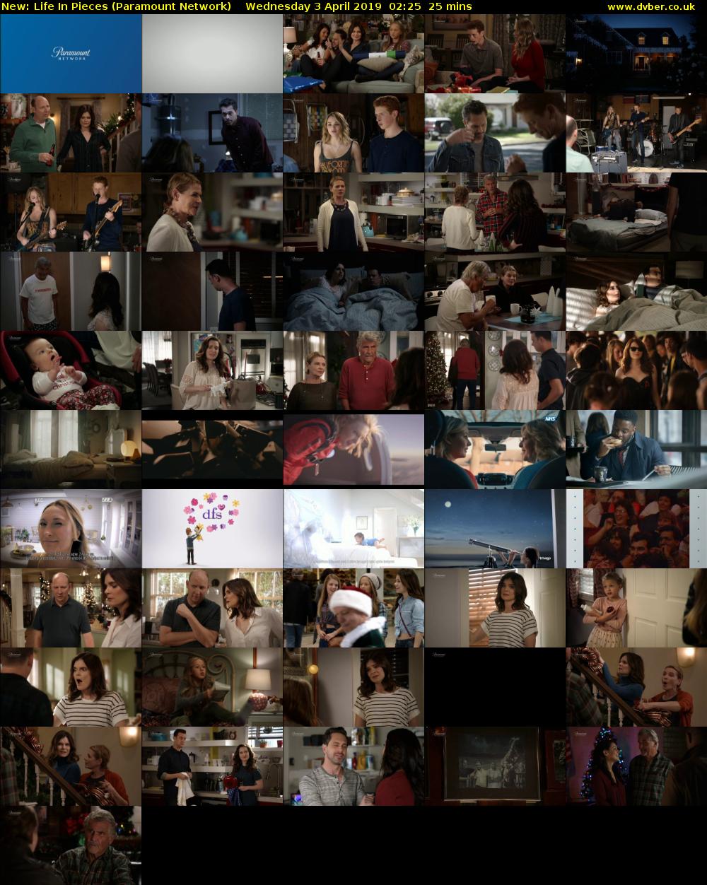 Life In Pieces (Paramount Network) Wednesday 3 April 2019 02:25 - 02:50