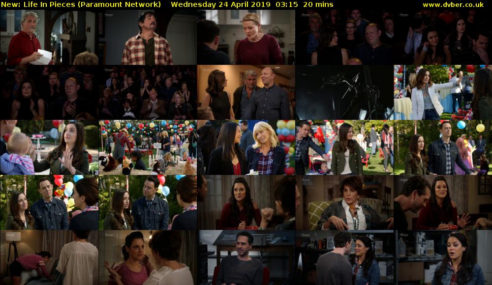 Life In Pieces (Paramount Network) Wednesday 24 April 2019 03:15 - 03:35