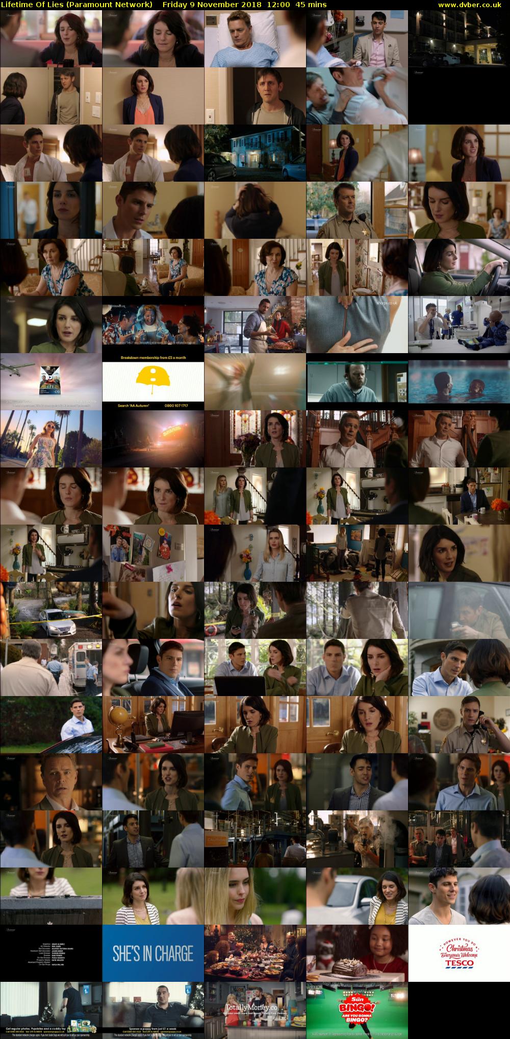 Lifetime Of Lies (Paramount Network) Friday 9 November 2018 12:00 - 12:45