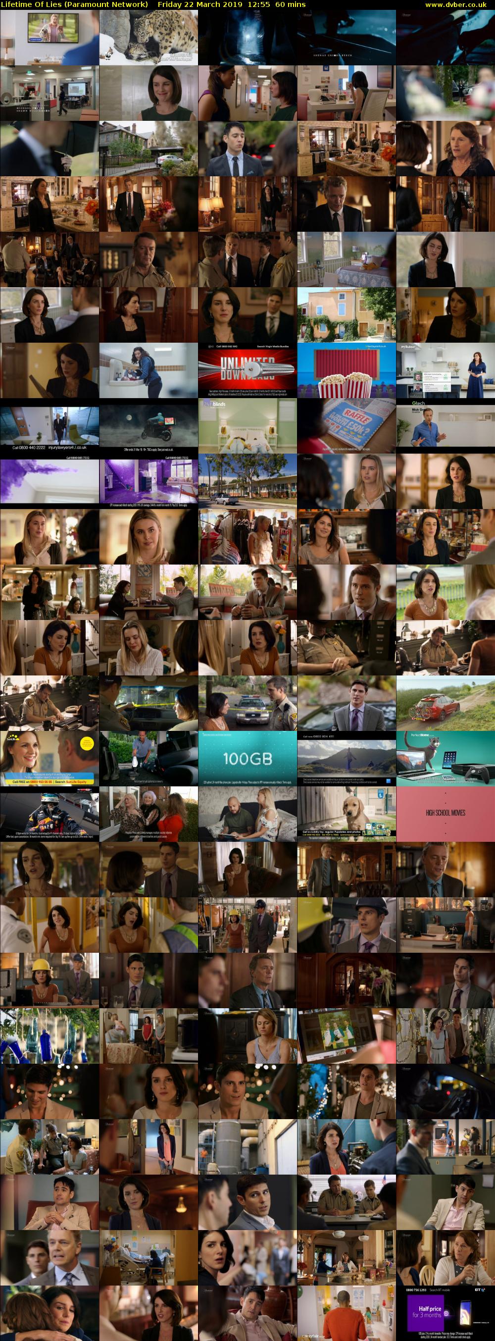 Lifetime Of Lies (Paramount Network) Friday 22 March 2019 12:55 - 13:55