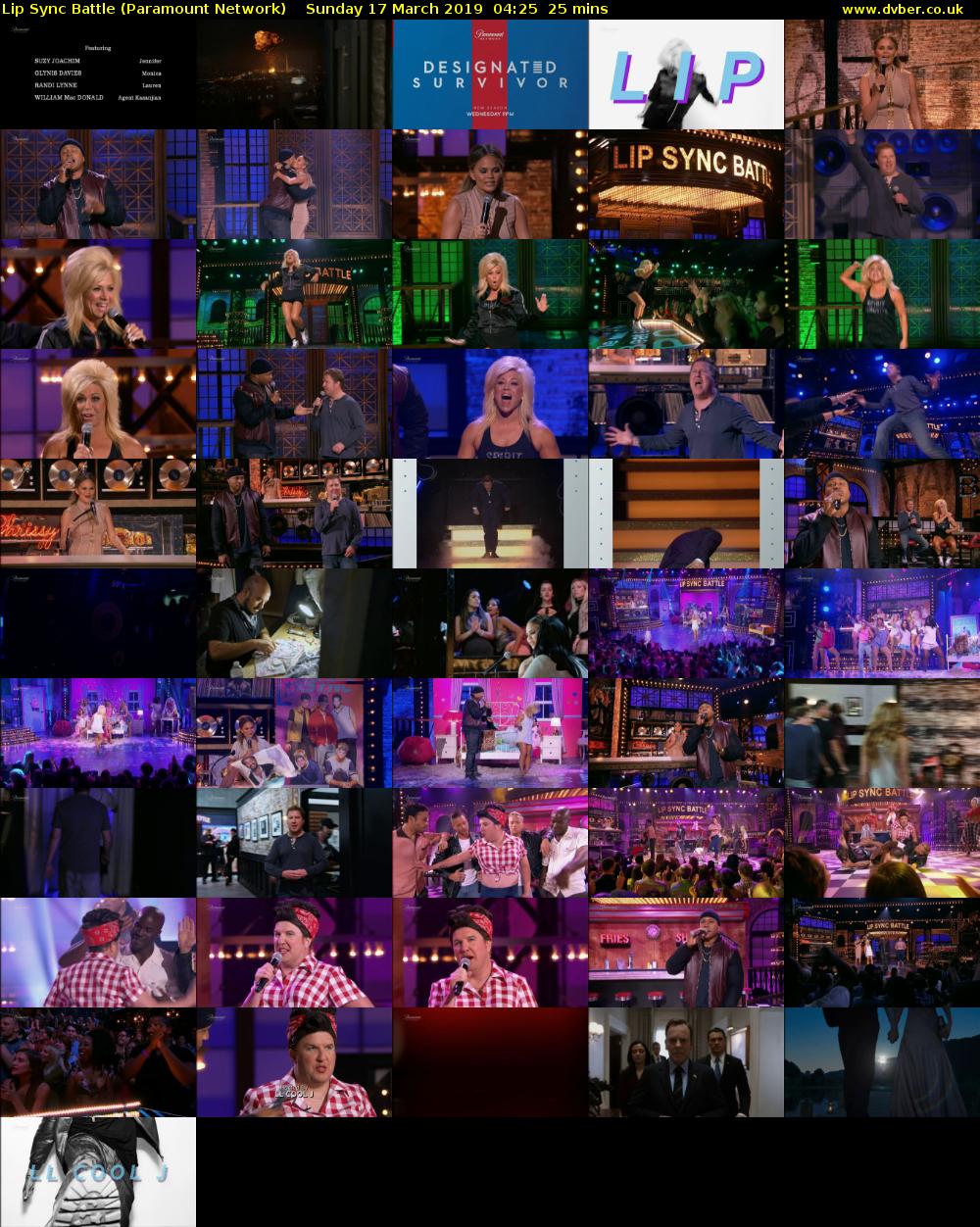 Lip Sync Battle (Paramount Network) Sunday 17 March 2019 04:25 - 04:50
