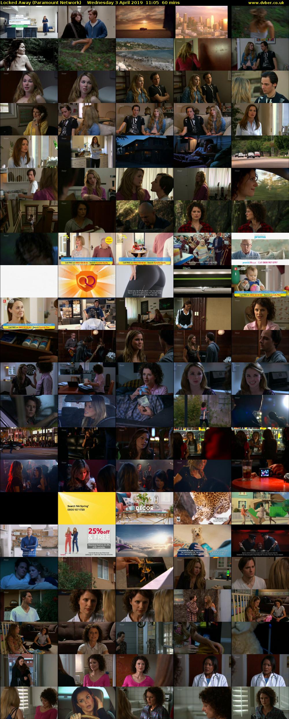 Locked Away (Paramount Network) Wednesday 3 April 2019 11:05 - 12:05