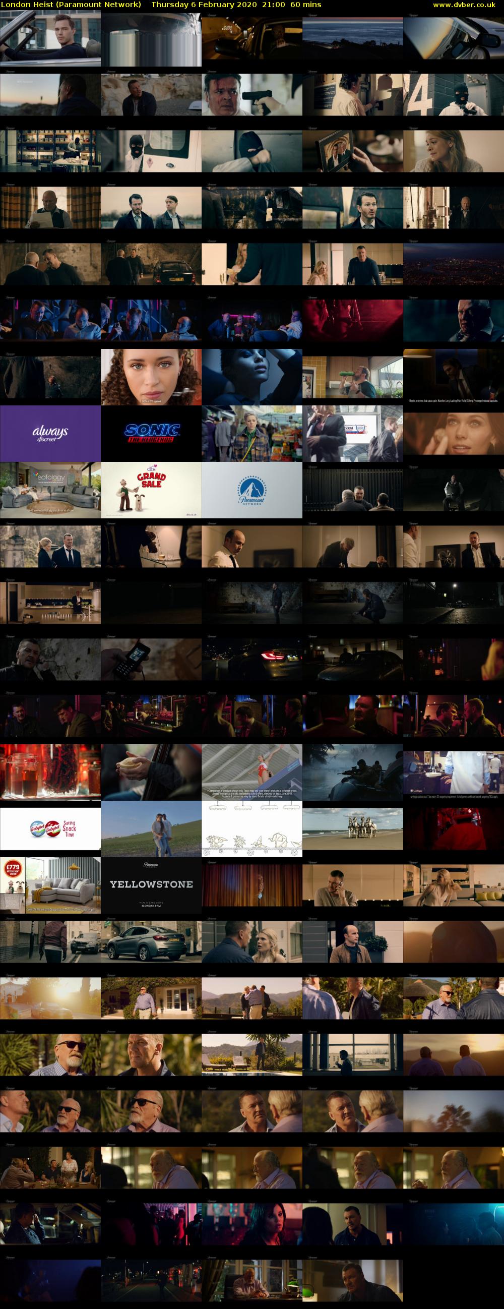 London Heist (Paramount Network) Thursday 6 February 2020 21:00 - 22:00