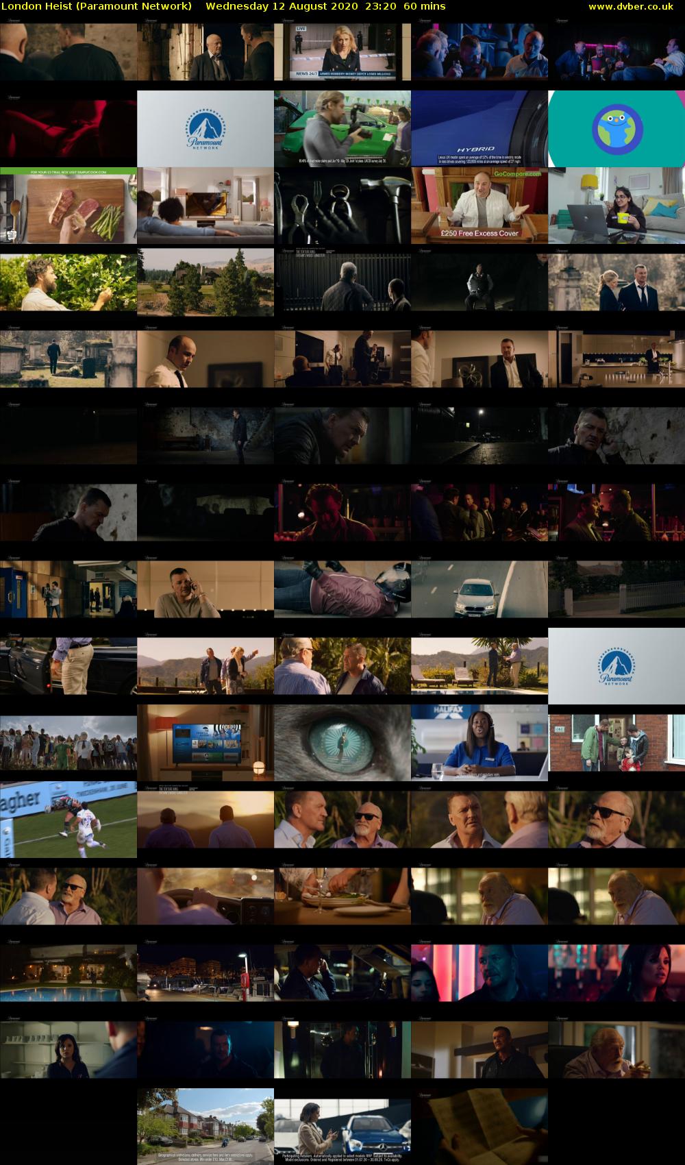 London Heist (Paramount Network) Wednesday 12 August 2020 23:20 - 00:20