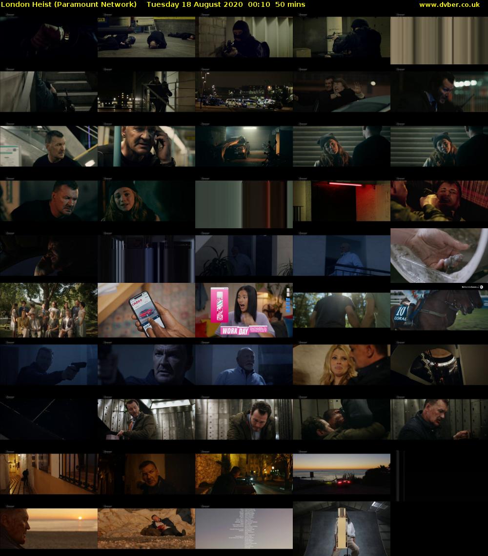 London Heist (Paramount Network) Tuesday 18 August 2020 00:10 - 01:00